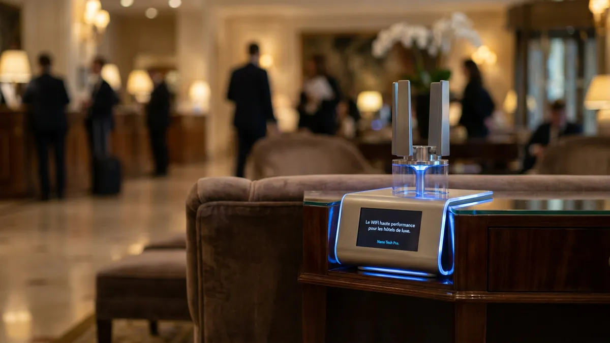 Le WiFi haute performance pour les hôtels de luxe